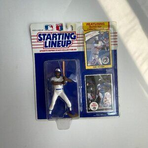 1990 Starting Lineup Blue Jays Fred McGriff Baseball Figure and Cards MLB. New